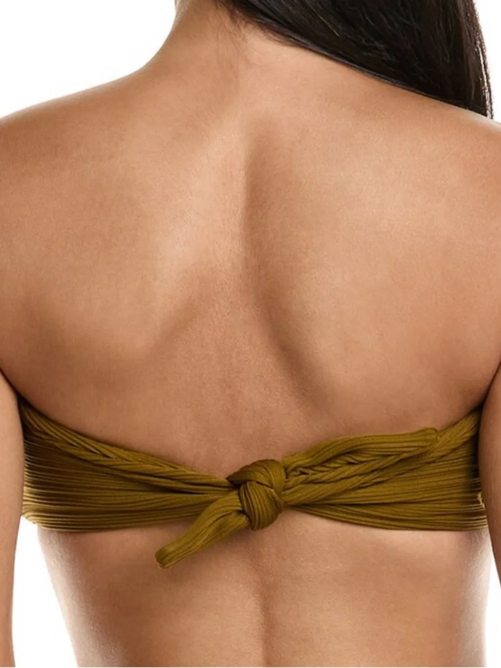 Mara Hoffman Abigail bikini top in olive green